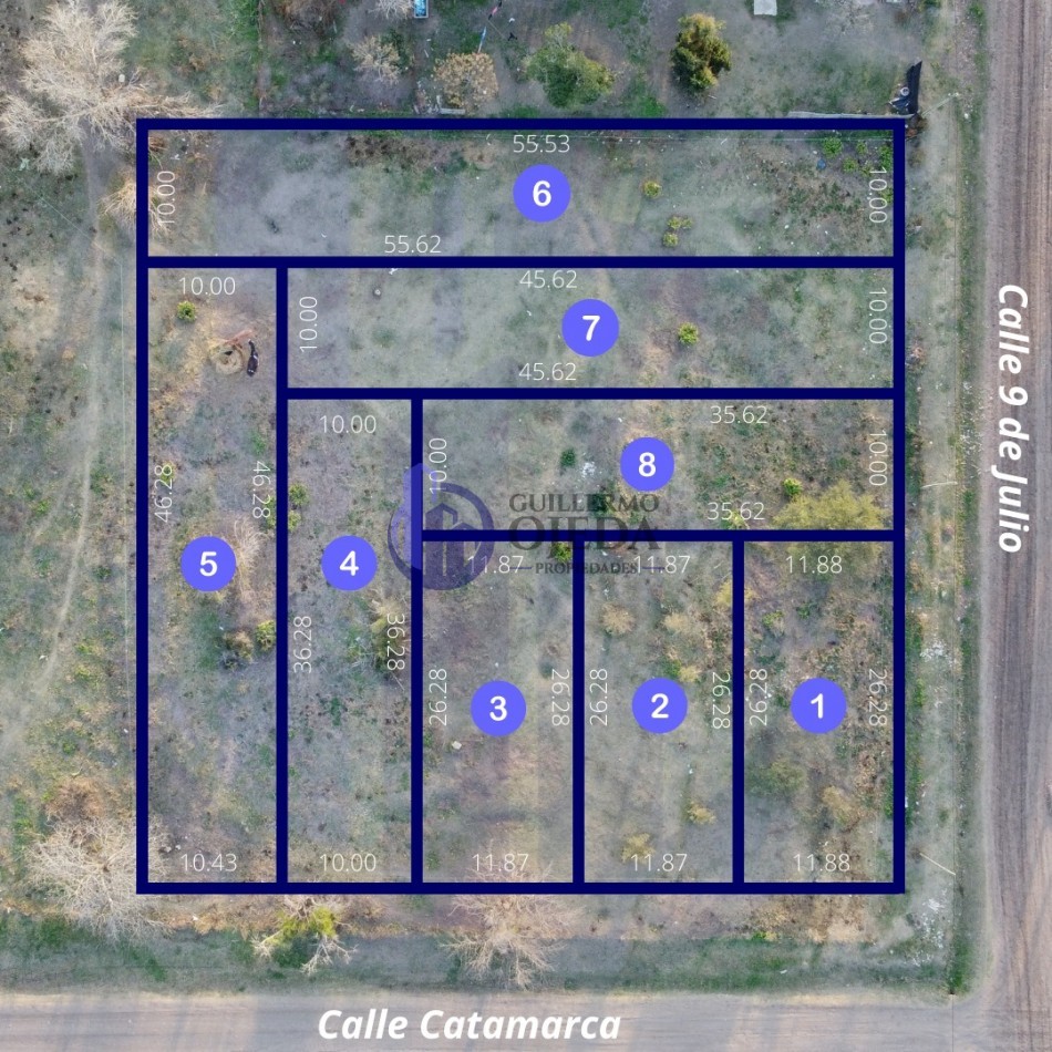 Lote de terreno San Genaro Zona Este "Catamarca y 9 de Julio"