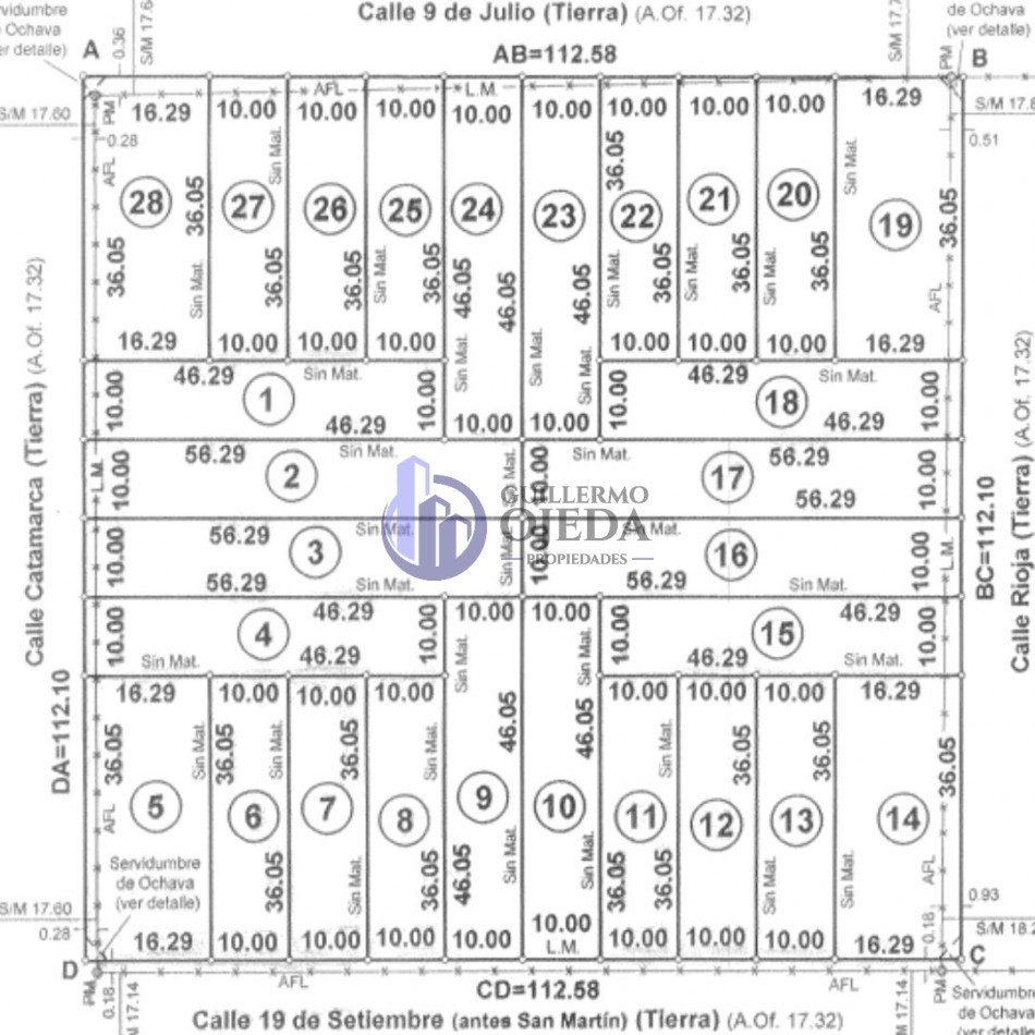 Terreno N°5 Lote en venta San Genaro Zona Este "28 Terrenos"